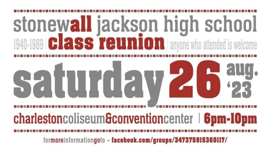 Stonewall Jackson High School All Class Reunion Myevent