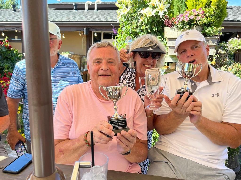 Winners!  Rob Knowles, Carol DeCoster, Barry Metsker