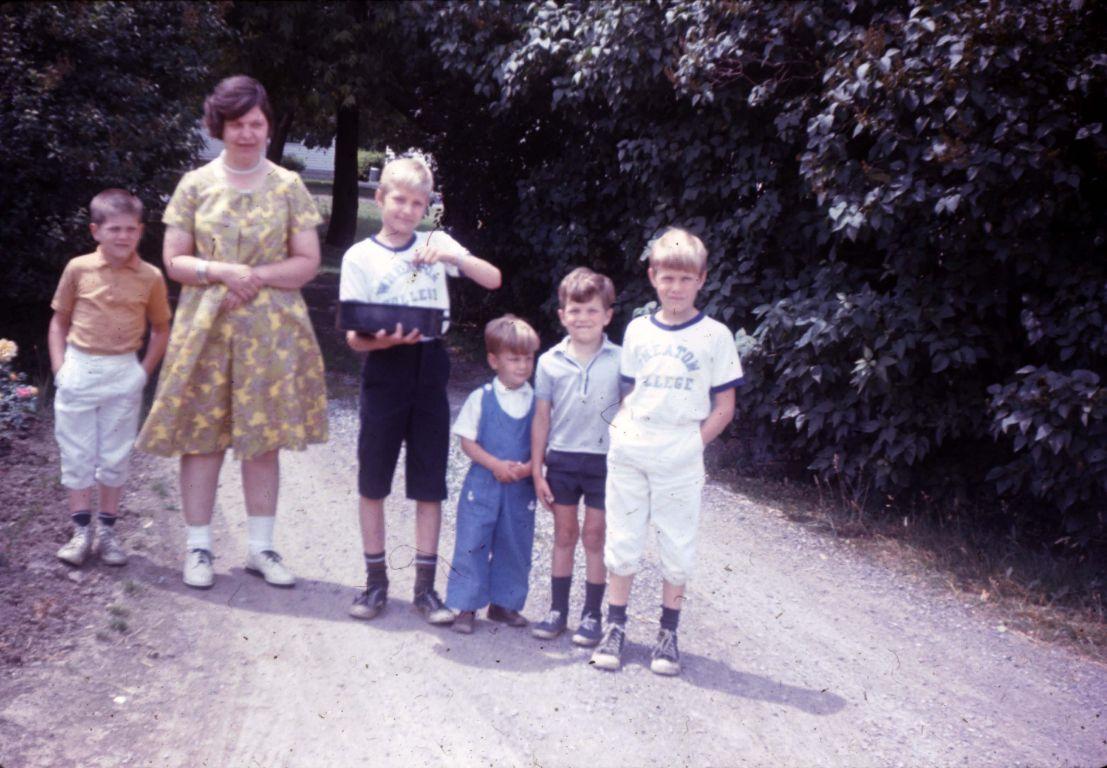 Norma with Marcia and Gene&#039;s  boys.