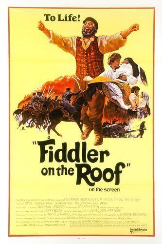 Popular Movie Released in 1971, "Fiddler on the Roof"