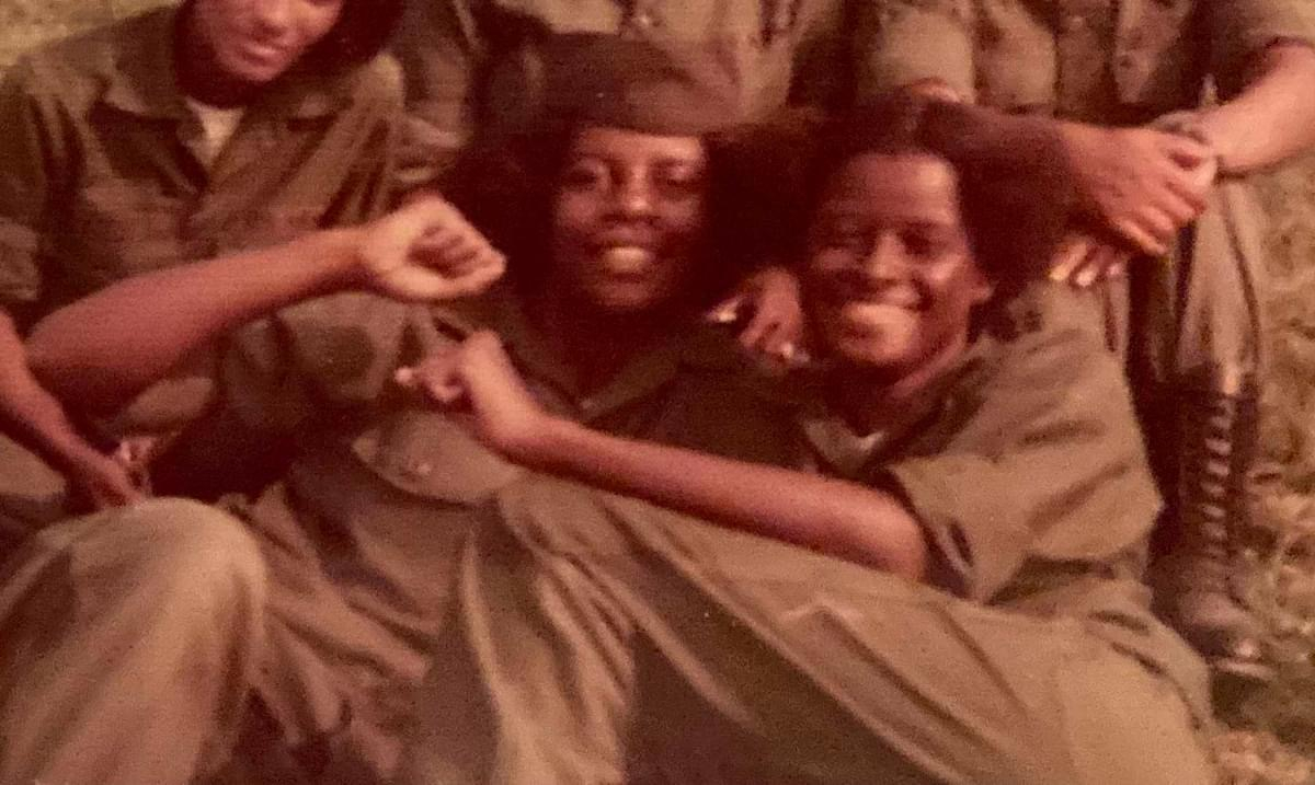 Army Buddies - Linda Galloway & Peggy Ambroise