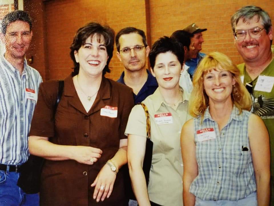 Richard Sonneman, Terry Moore, Jon and Michelle Schnitker (Bowers), Janelle McHail (Zahrt)