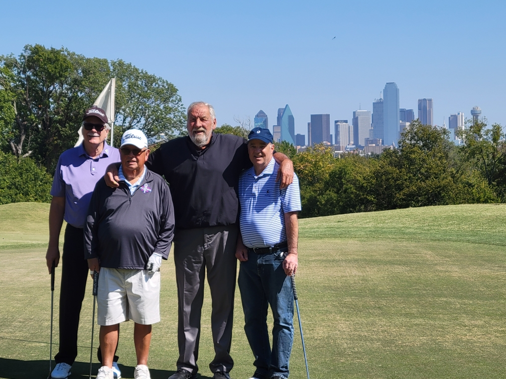 Danny Smith, Chuck Johnson, Dave “Big Foot” Smith and Louis Carter