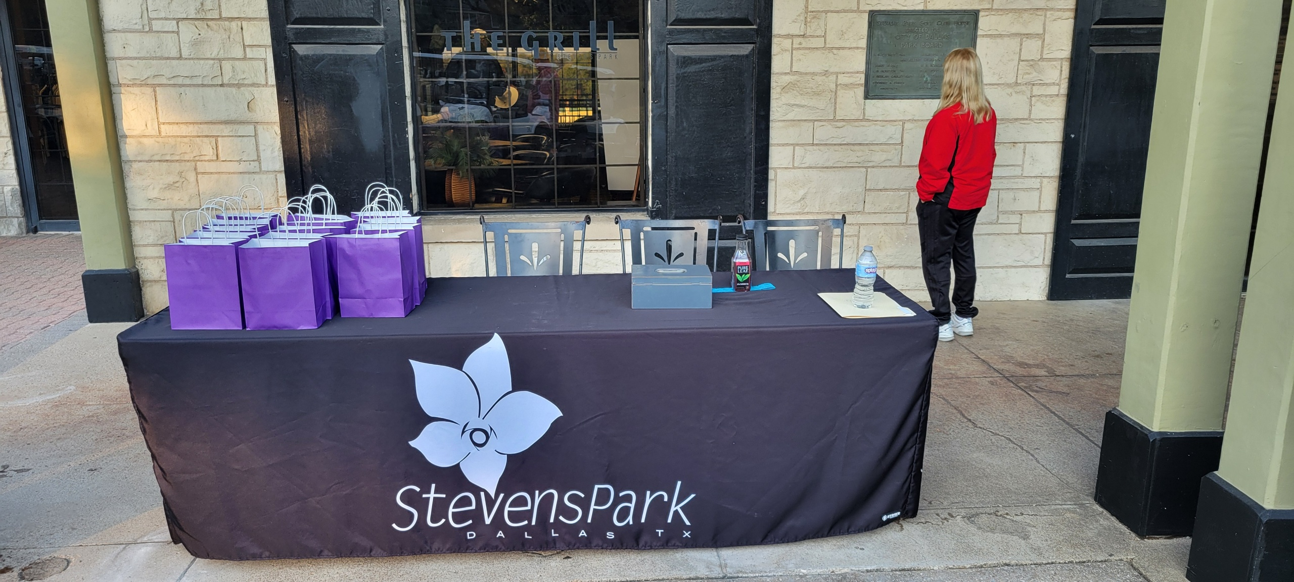 50th Class Reunion Golf Tournament Registration Table