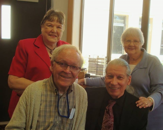 Sharon (Hoover) Tucker, Audrey (Quick) Buss, Richard Nealy, Miles Lundahl, 
