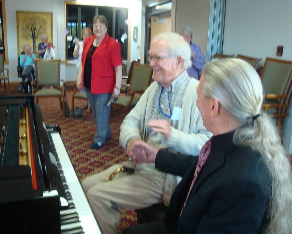 Sharon (Hoover) Tucker (Standing), Miles Lundahl, Richard Nealy