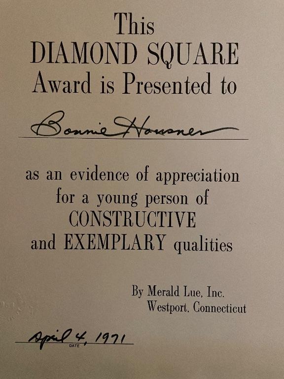 Diamond Square Award