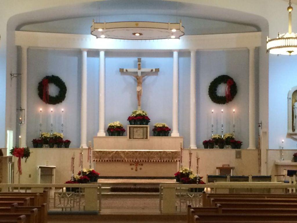 Altar at Christmas