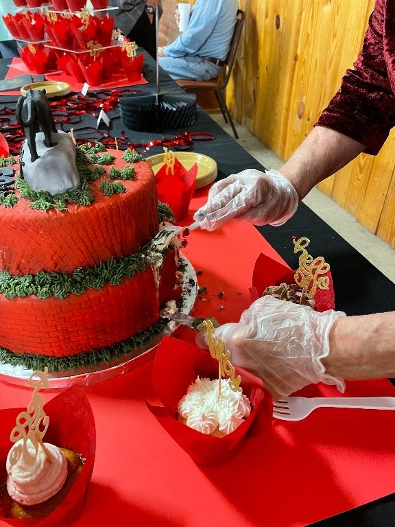 Class of ‘71 cake created by Rosa Lee Wall Eason