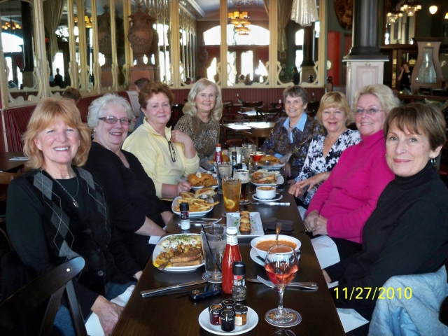 L to R:  Patricia (Fish) Strot, Patti (Petersen) Zawadski, Sadly I dont know her name, Kathy (Johnson) Griepp, Gayle (DeLay) McDermott, Linda (Nelson) Palmer, Loria (Evans) Miller, Carolyn (Krahl) Turner