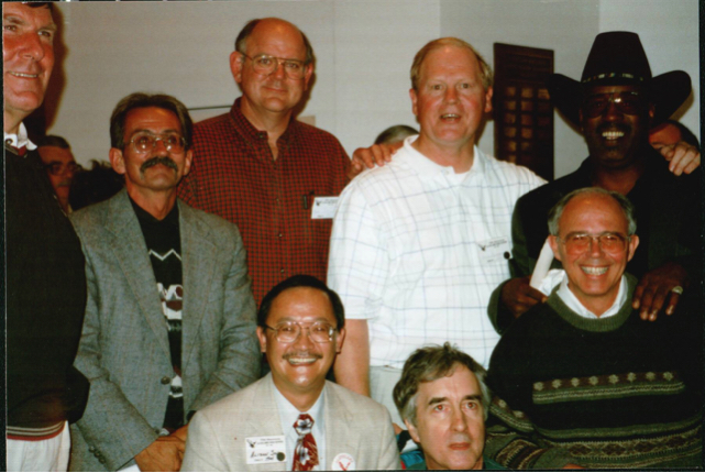 Front: Alison W. Sing, Doug Fast, and Lee Mitchell; Back: John Christiansen, Allan De Suler, Tom Steinbach, Don Deschenes, and Jerry Bailey