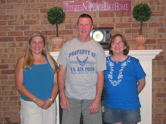 Maya Williams (Templin), Tim Underwood, and Michele Hinze (Tunnell)
