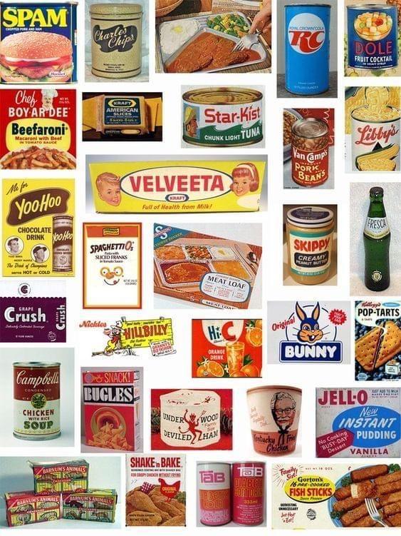 Foods from the 1960s