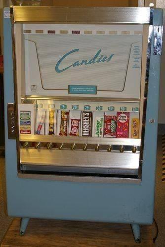 Who got candy from this candy machine?