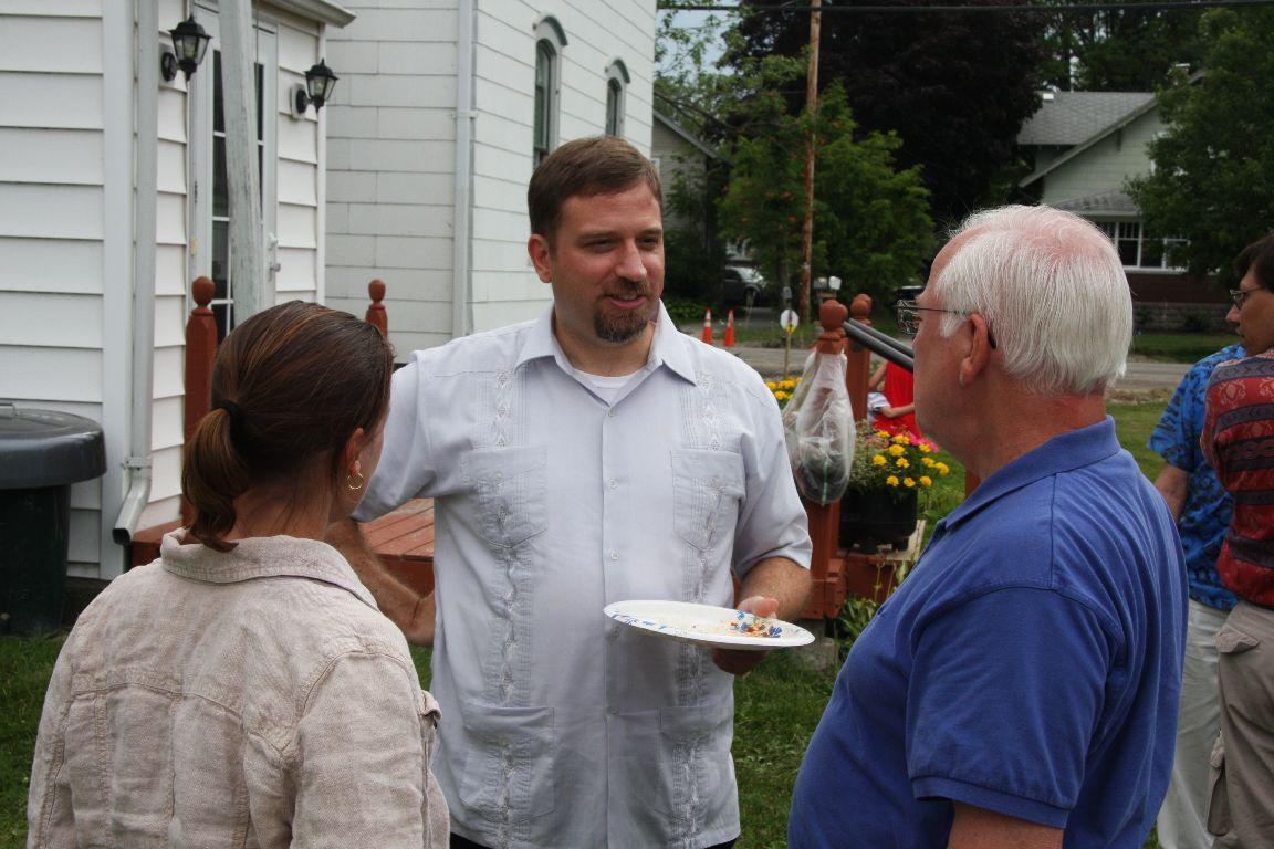 Michelle, Father Gary, Greg