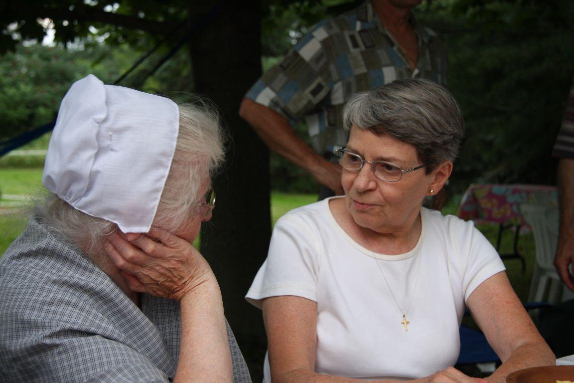 Aunt Joan and Sis.