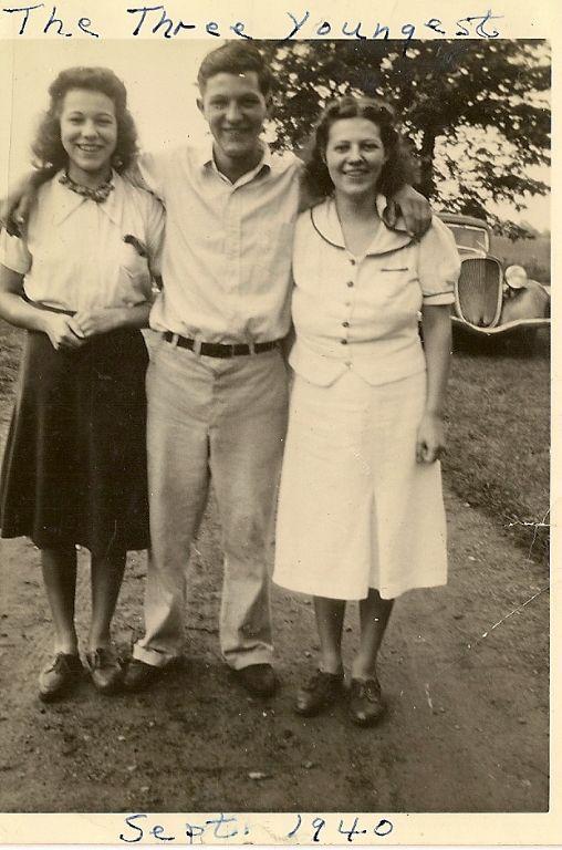 Aunt Dot,Uncle John, Aunt Doris.