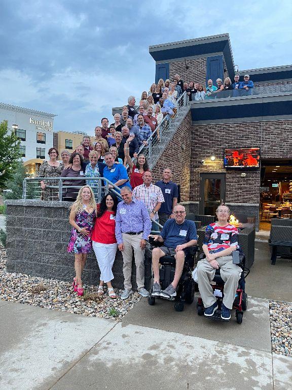 Dozens of classmates turned out for the second night of our 40th class reunion on Saturday, June 10, 2023, at the Blue Rock Bar and Grill.