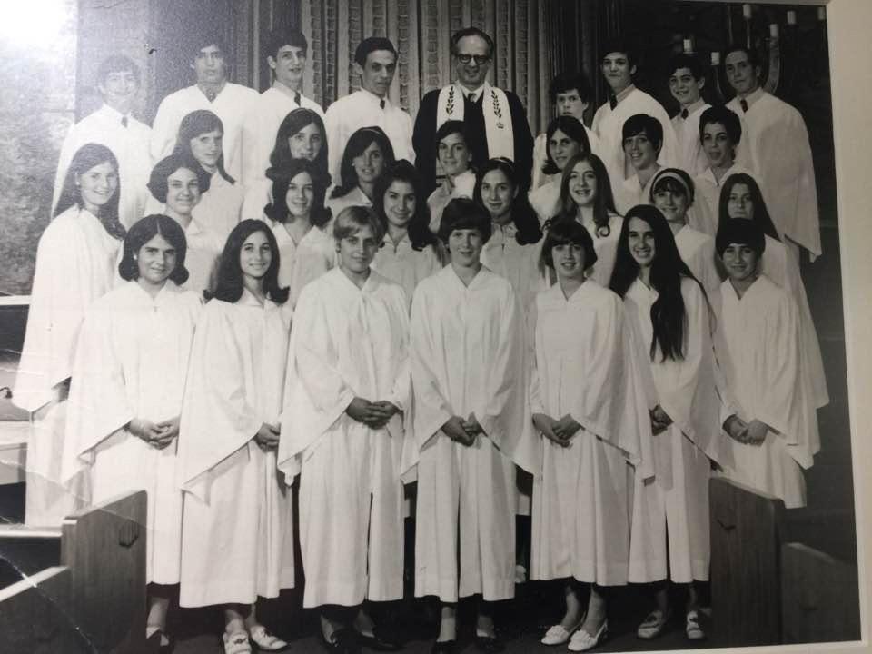 1969, 10th grade confirmation class, Temple Israel