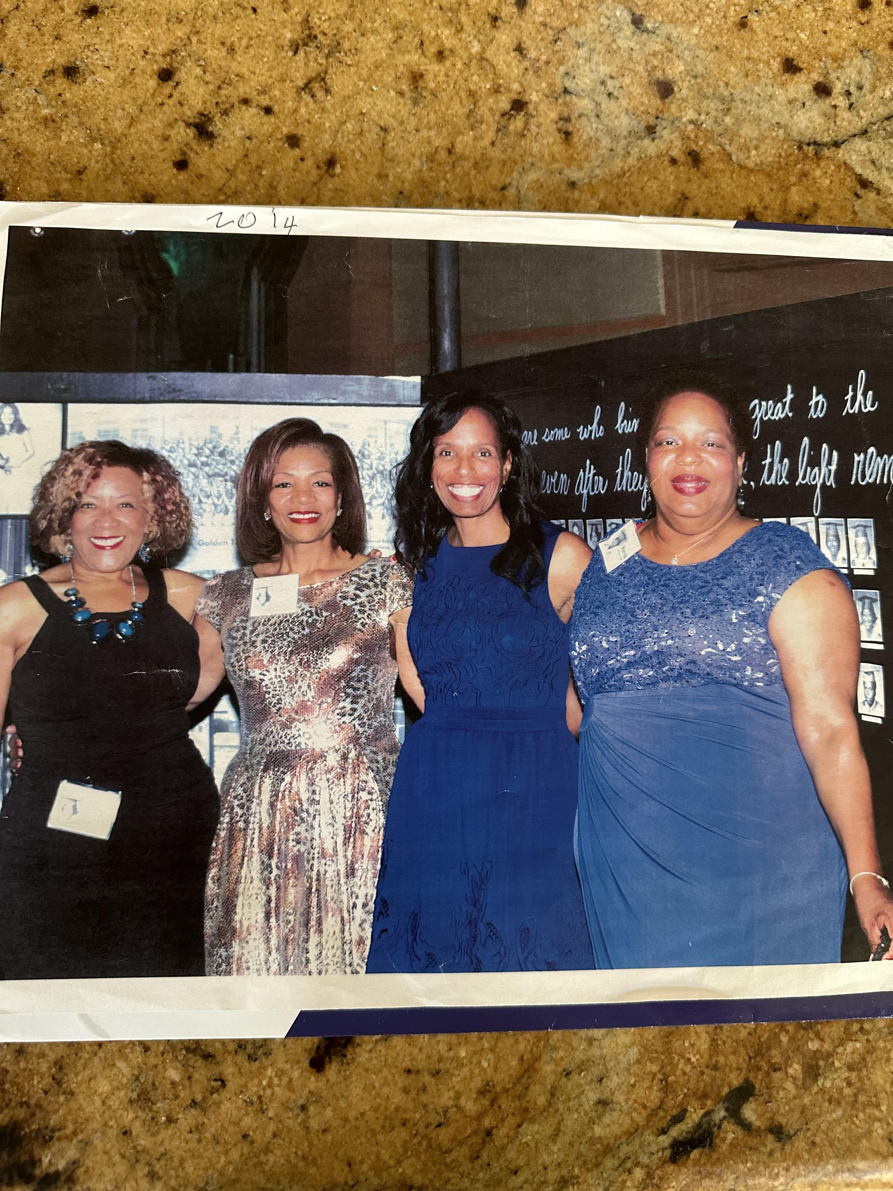 Frances, Jeanette, Sheila, Wanda -TWU Alumnae!