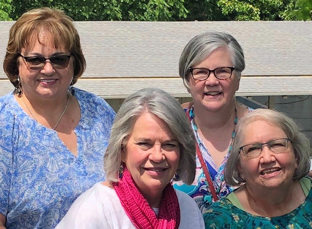 Zelda Baker Riley, Judy Alford Martin, Rebecca Jones Smith & Kay Smith Peters - May 2019