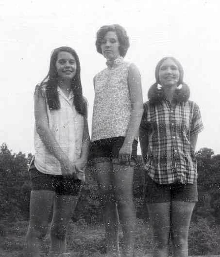 Rebecca (Becky) Jones, Judy Alford & Kay Smith - 1969