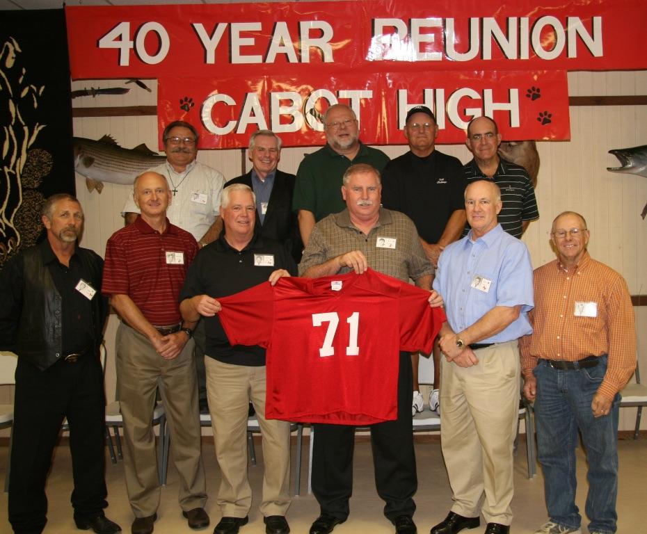 1970/71 Senior Football Team - are seniors now! (from 40th Class Reunion)