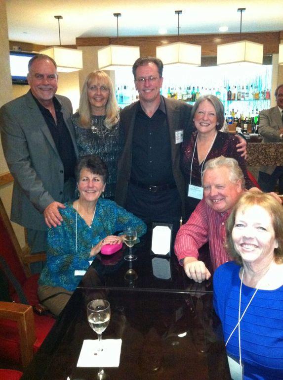 Friends for more than 50 years: Tim, Sue, Leslie, Roger, Nancy, Jim and Chere