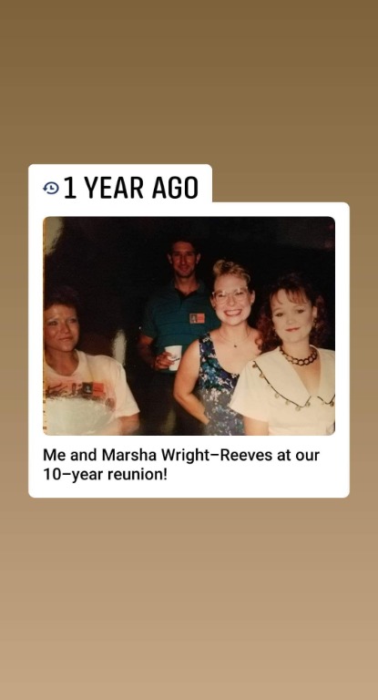 Cindy Thomas (Kahler) and Marsha Wright-Reeves 