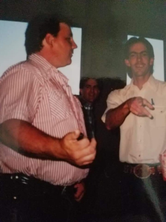 Jimmy Lowe, Ed Gant (in background), and Rick Allen 