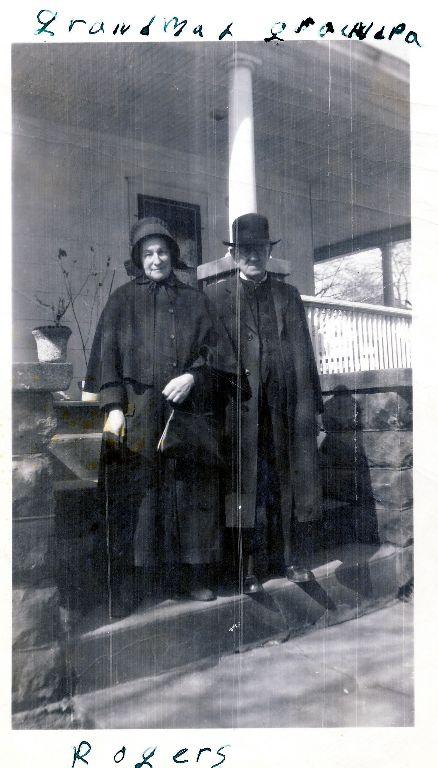 Grandma and Grandpa Rogers in later years.