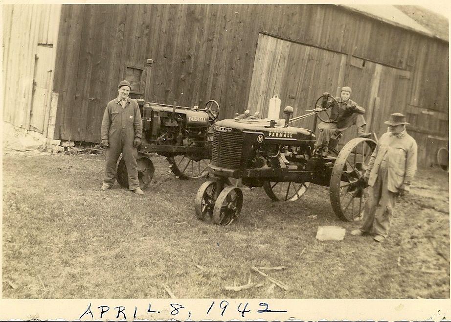 Uncle John, Donnie Dunn at the wheel, Grandpa Rogers.