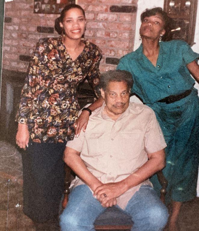 David with his only two granddaughters Kelley & Tatiana