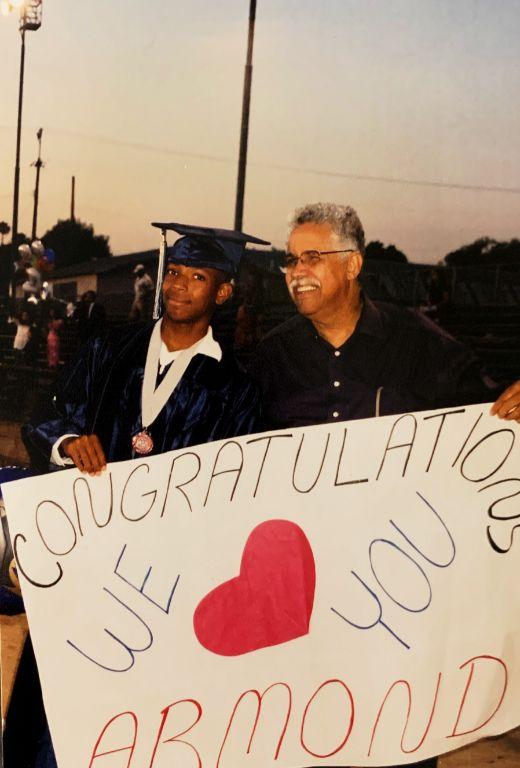 Armond graduating from High School