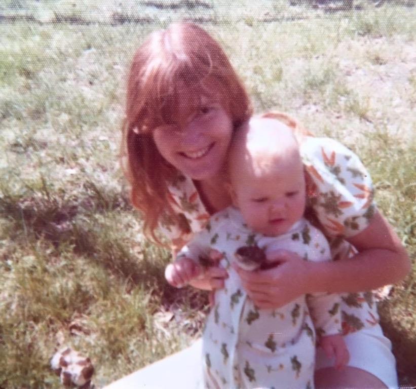 1973 with my son, David (Barbara Mitchell Cole)