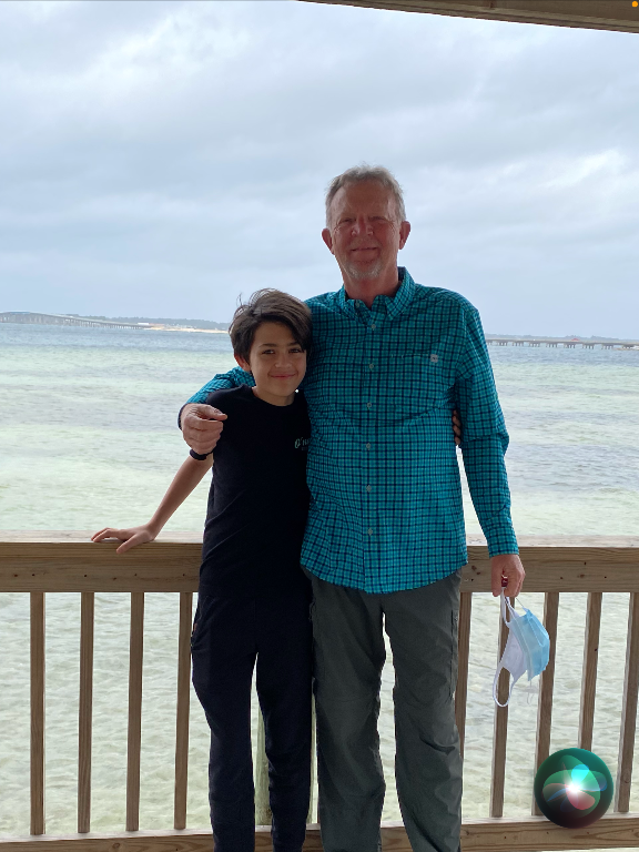 My youngest grandson Jaycien at Navarre beach (Troy Palmer)