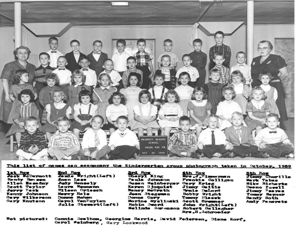 Prospect Hts Kindergarten 1959-1960