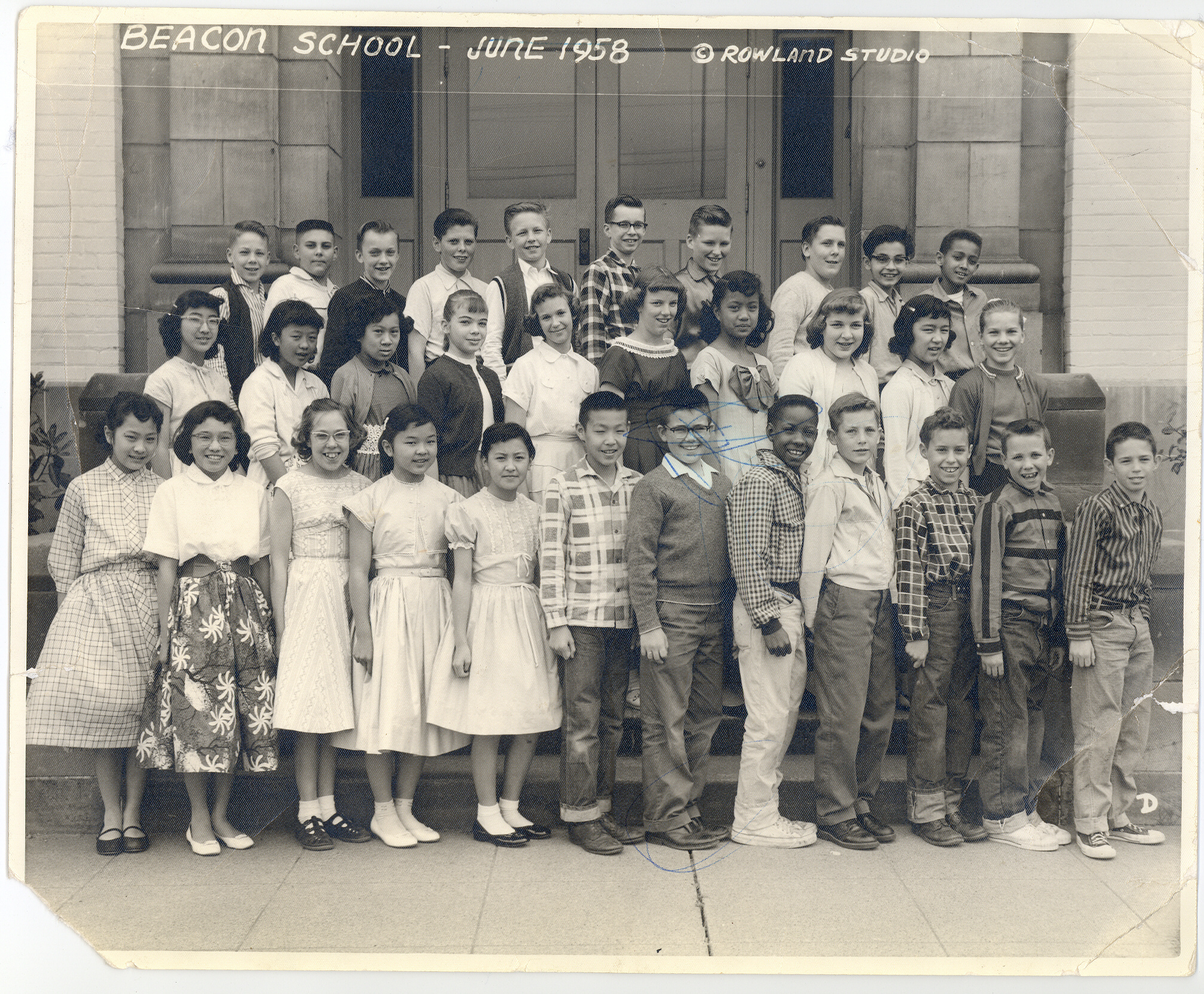 Beacon Hill School 1958 6th Grade Graduation 