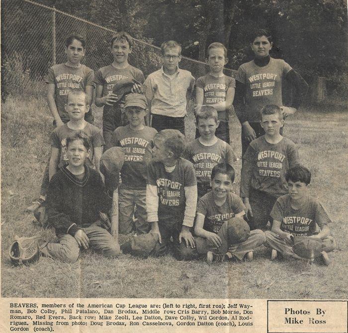 Westport Little League Beavers ca. 1963