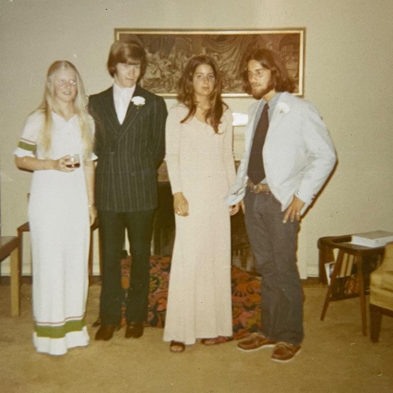 Senior prom: Kathi Doak, Michael Brennecke, Judy Donnell and Bill Sims 