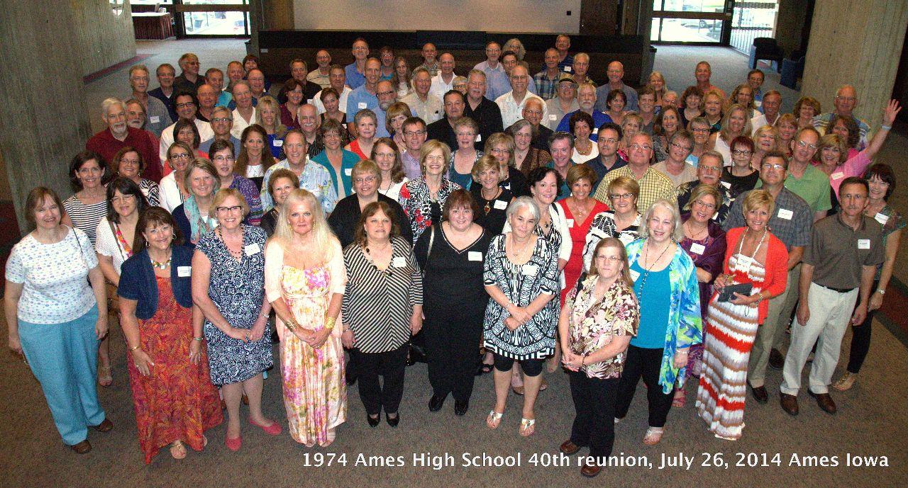 1974 40th Class reunion group photo taken at Scheman Building July  262014