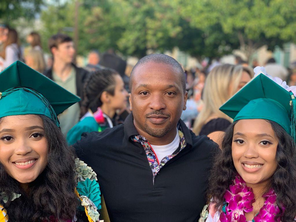 Michael's children are Aaliyah and Ayanah with their Dad Michael The twins just graduated from High School are Michael and wife Paula, Michael Jr and Idelle