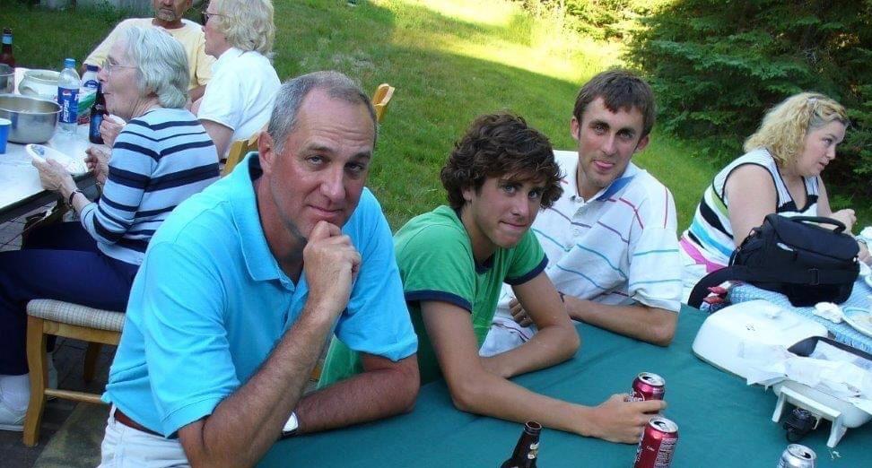 Greg Clifford (Virginia Clifford Beatty’s son) with his own sons Paul and Matt