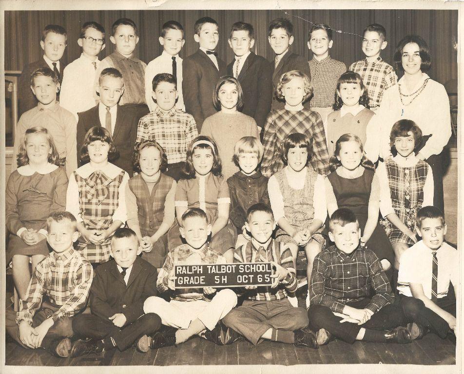 Ralph Talbot 5th grade class 1966