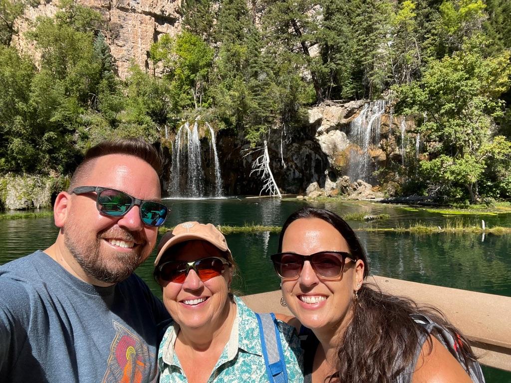 I hiked up to Hanging Lake in Glenwood  Springs with my son and daughter, Kevin and Jamie. Hardest thing I’ve done in a long time. But worth the effort! 1200 ft elevation gain in 1.25 miles. 
