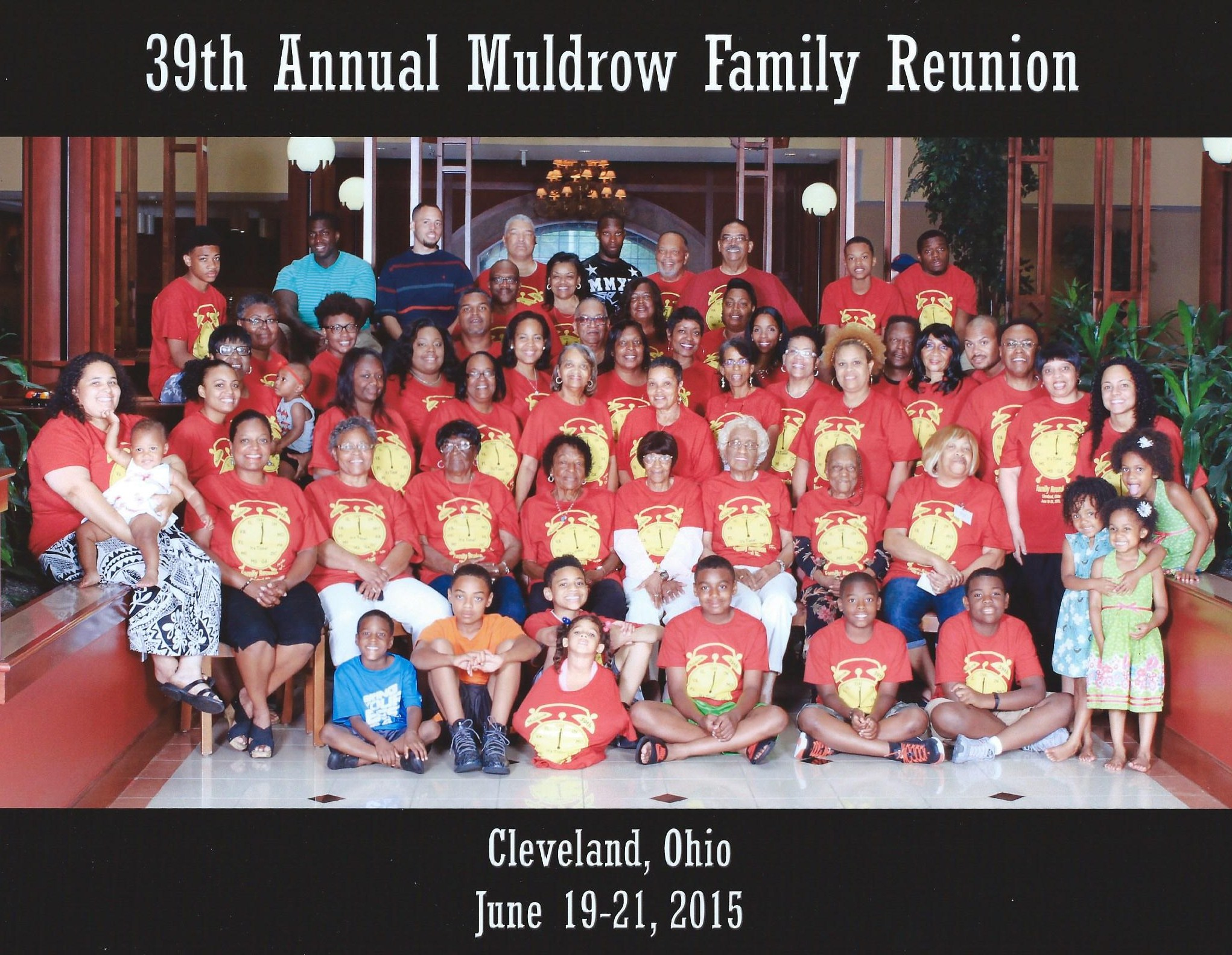 Muldrow Family Reunion 39th-Cleveland, Ohio 2015