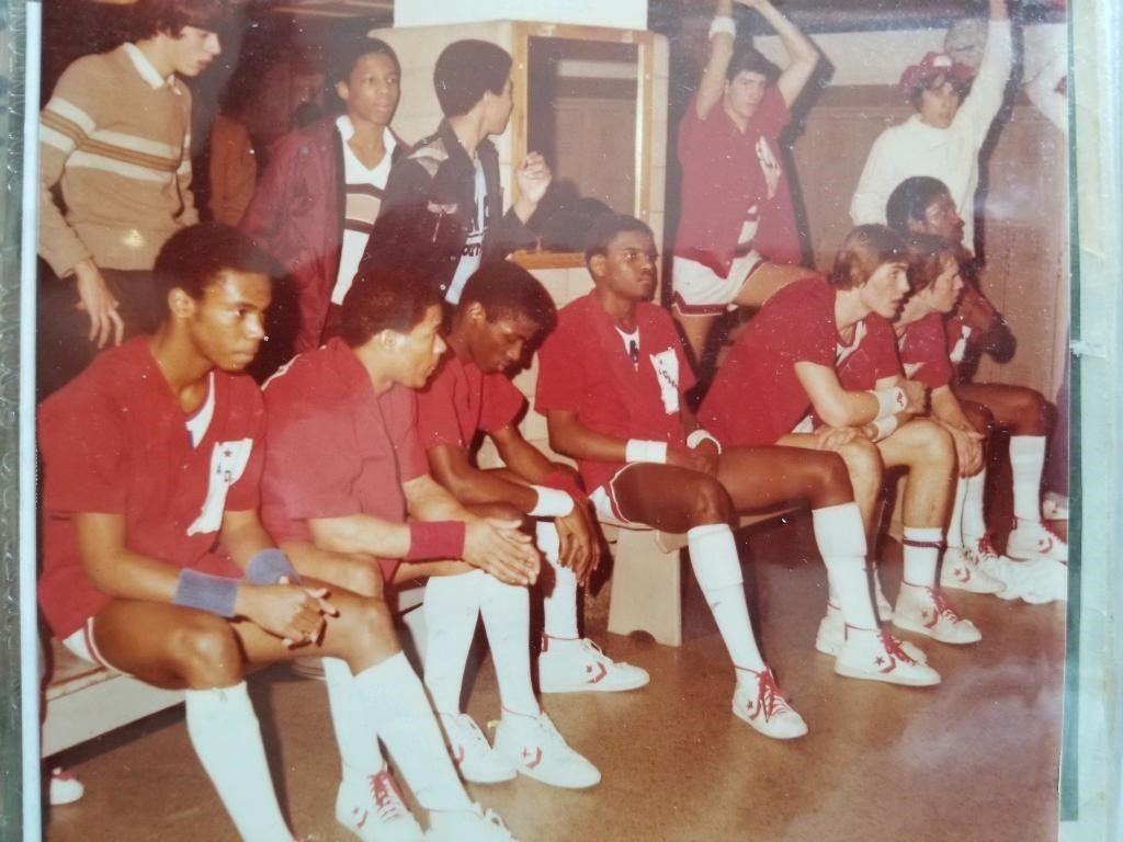 Jerry Alford and Mike Marable High School Basketball Team