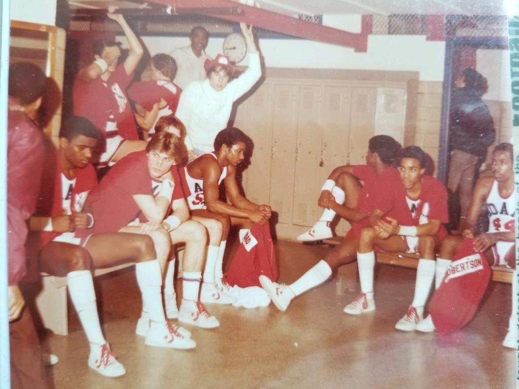 Jerry Alford and Mike Marable High School Basketball Team