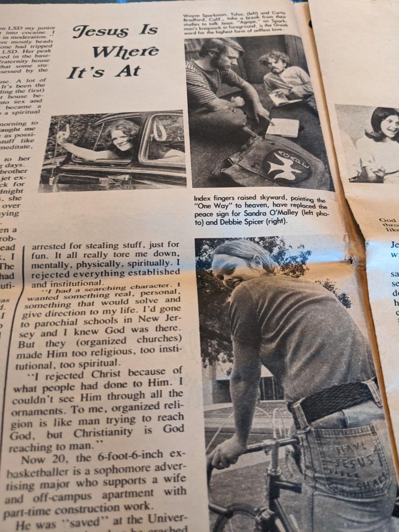 Pam Boyd in News Article in the Early 70's