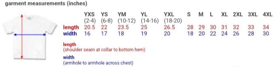 T-shirt Measurements